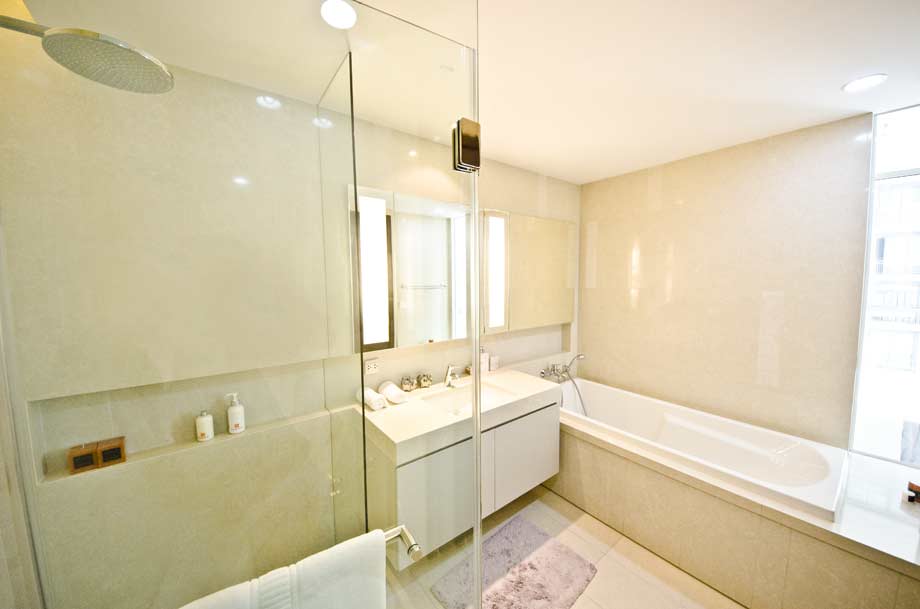 Full bathroom with Bath Tub & Shower